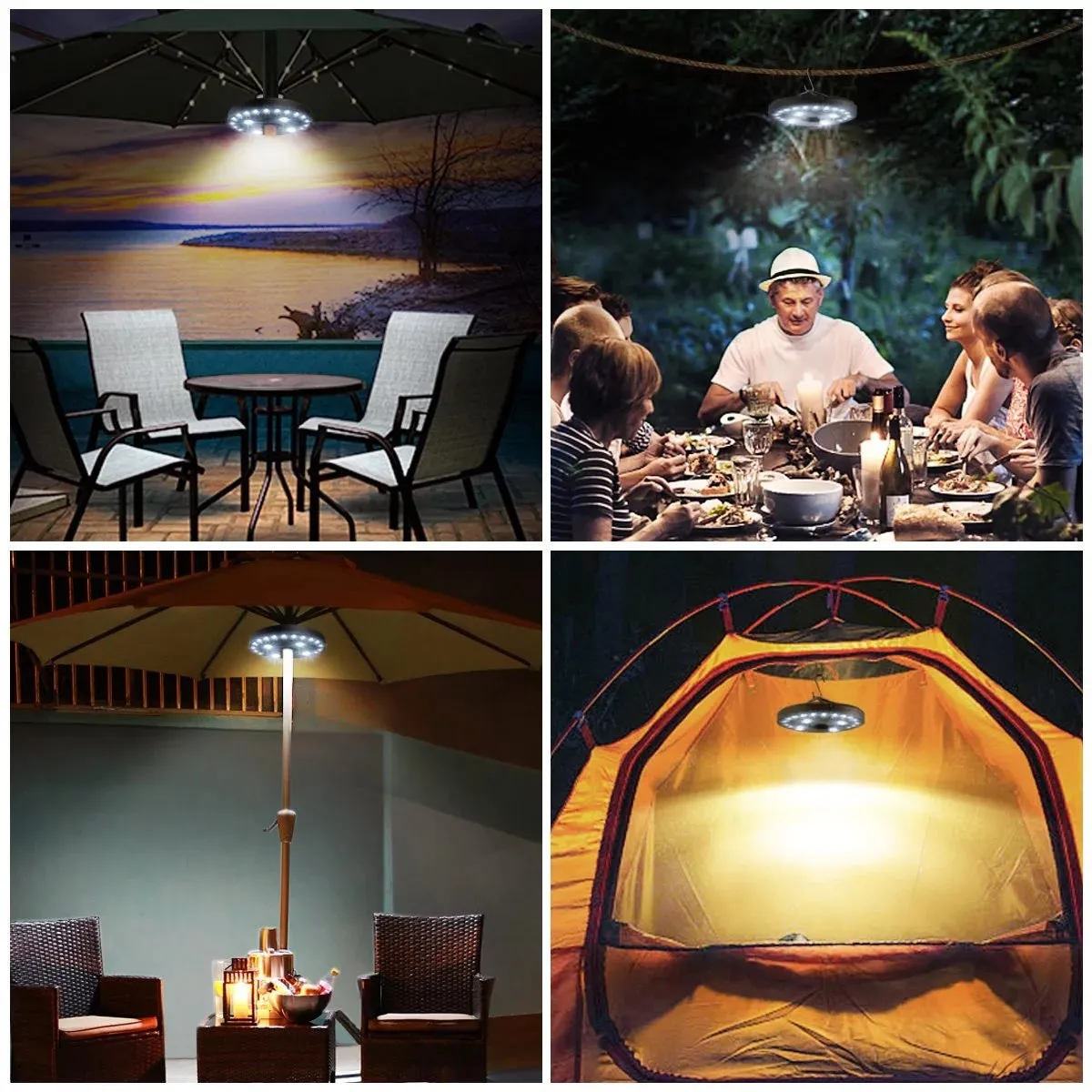 Patio Umbrella Light - 28 LED Lights - Cordless