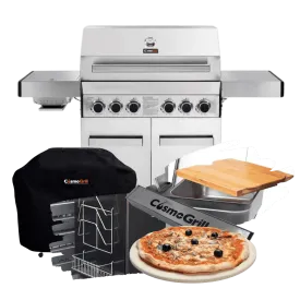 Platinum Stainless Steel 4 2 Gas Barbecue (Advanced Bundle)