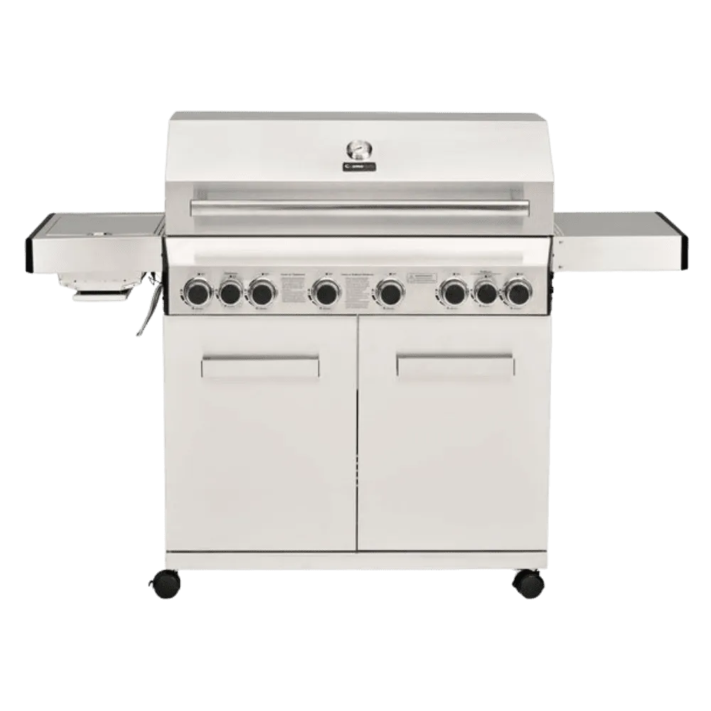 Platinum Stainless Steel 6 2 Gas Barbecue (Essential Bundle)