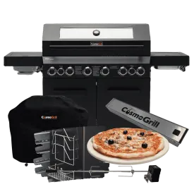 Platinum Yamara Dark 6 2 Gas Barbecue (Ultimate Bundle)