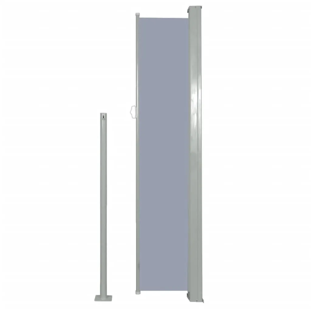 Retractable Side Awning 160 x 500 cm Grey