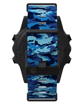 Shearwater Teric Strap Kit - Nylon Blue Camo Long