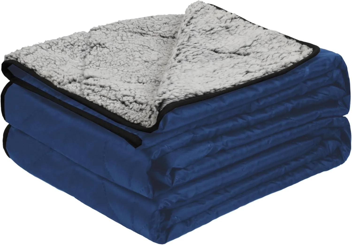 Solaris Waterproof Sherpa Outdoor Blanket, 60 x 80 Insulated Oxford, Packable for Stadium Camping & Cold Weather, Ideal for Soccer Moms, Pets, Picnics, Concerts