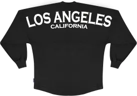 Spirit Jersey Classic Los Angeles, California Jersey, Oversized, Unisex, Long Sleeve Pullover Shirt, Pre-shrunk 100% Cotton