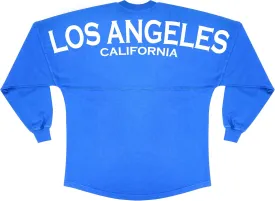 Spirit Jersey Classic Los Angeles, California Jersey, Oversized, Unisex, Long Sleeve Pullover Shirt, Pre-shrunk 100% Cotton