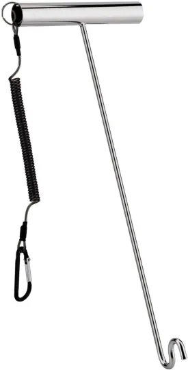 Stainless Steel Fishing Hook RemoverDehooker Tool,Push/Pull Hook RemoverAnti-Lost Saltwater Dehooker Tool Shark Hook Remover.(13")