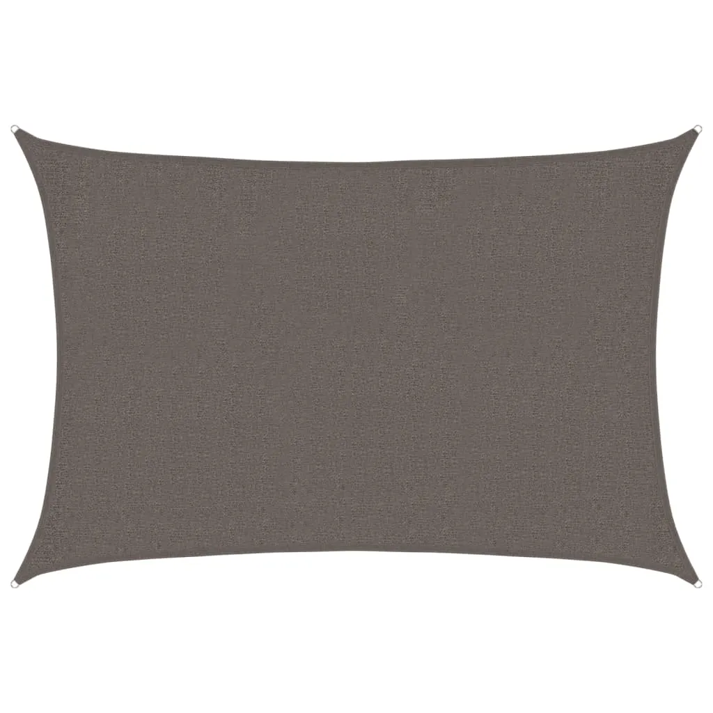 Sunshade Sail 160 g/m² Anthracite 2x3 m HDPE