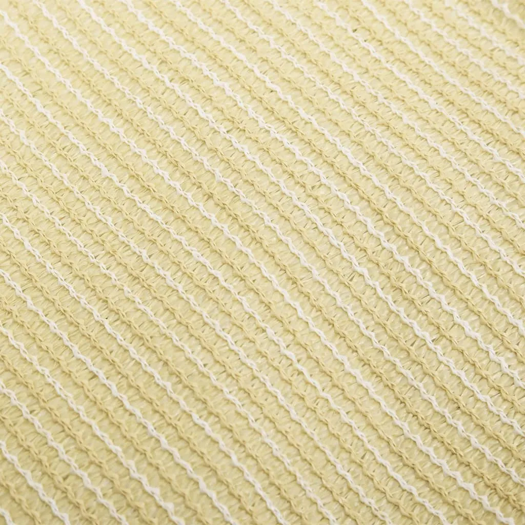 Sunshade Sail 160 g/m² Beige 3/4x3 m HDPE