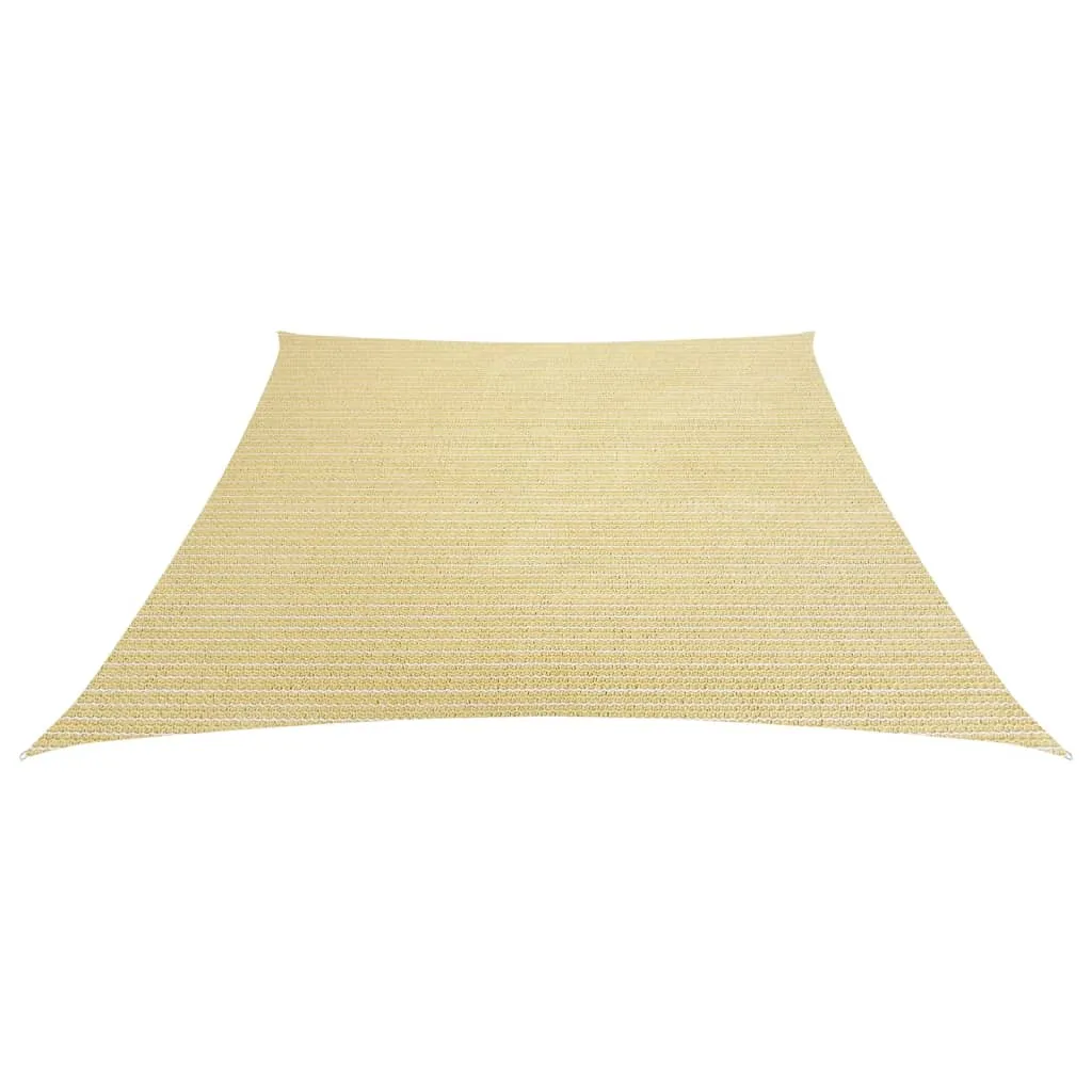 Sunshade Sail 160 g/m² Beige 3/4x3 m HDPE