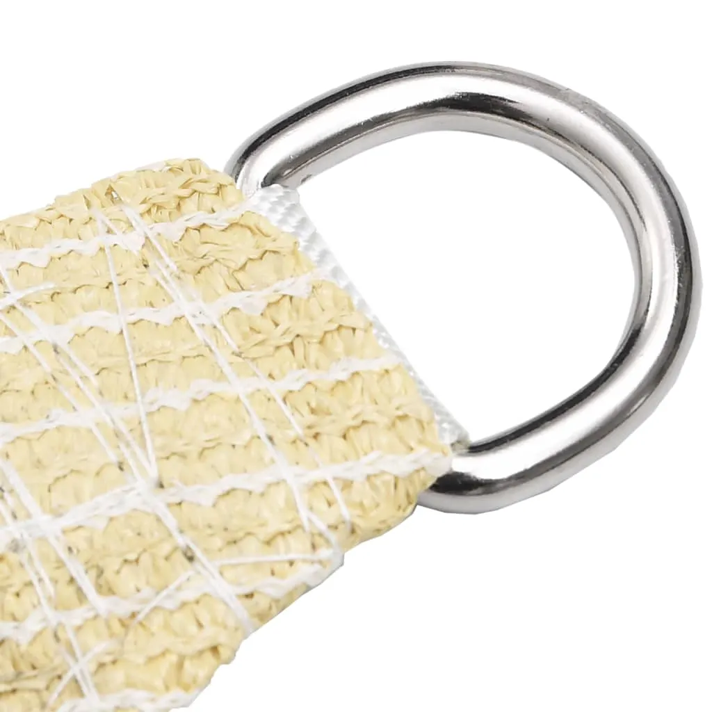 Sunshade Sail 160 g/m² Beige 3/4x3 m HDPE