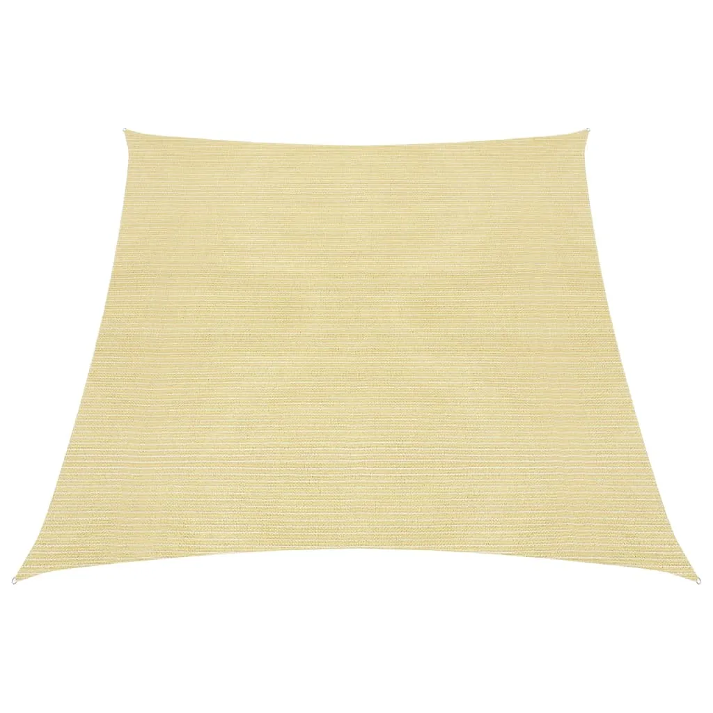 Sunshade Sail 160 g/m² Beige 3/4x3 m HDPE