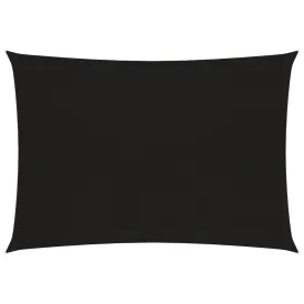 Sunshade Sail 160 g/m² Black 2.5x4 m HDPE