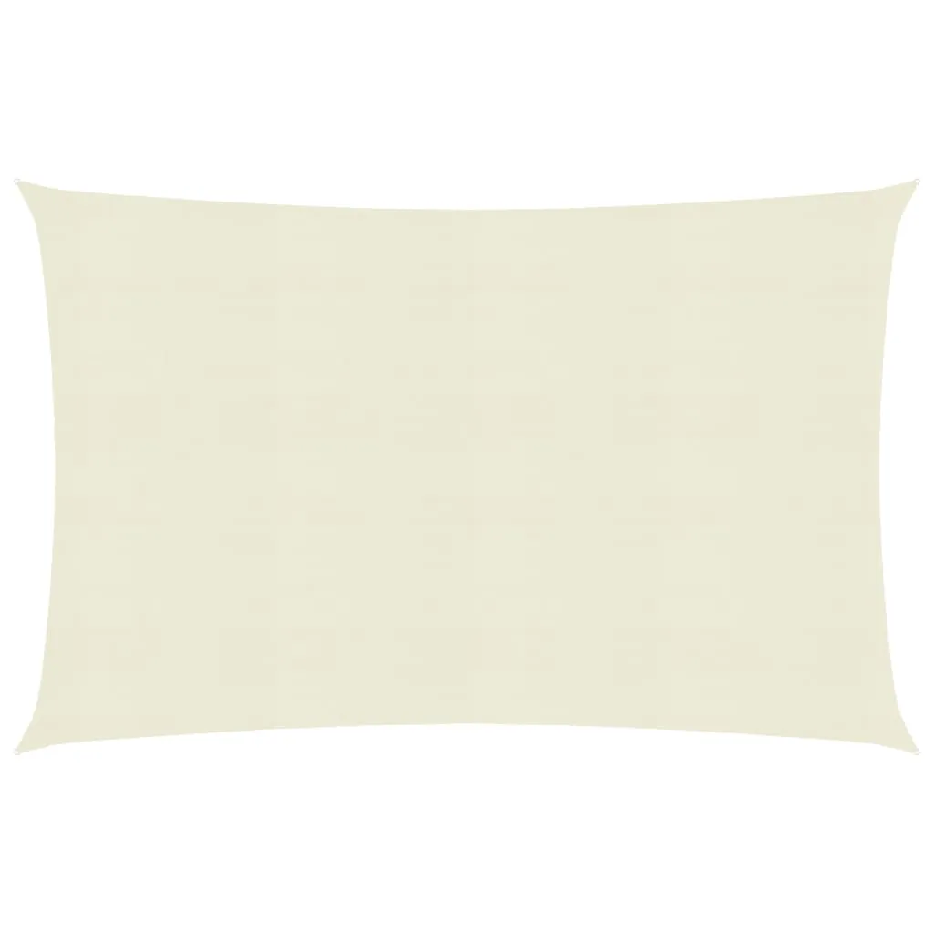 Sunshade Sail 160 g/m² Cream 2x3 m HDPE