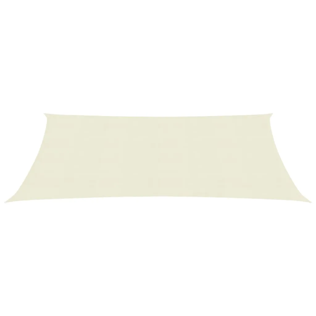 Sunshade Sail 160 g/m² Cream 2x3 m HDPE