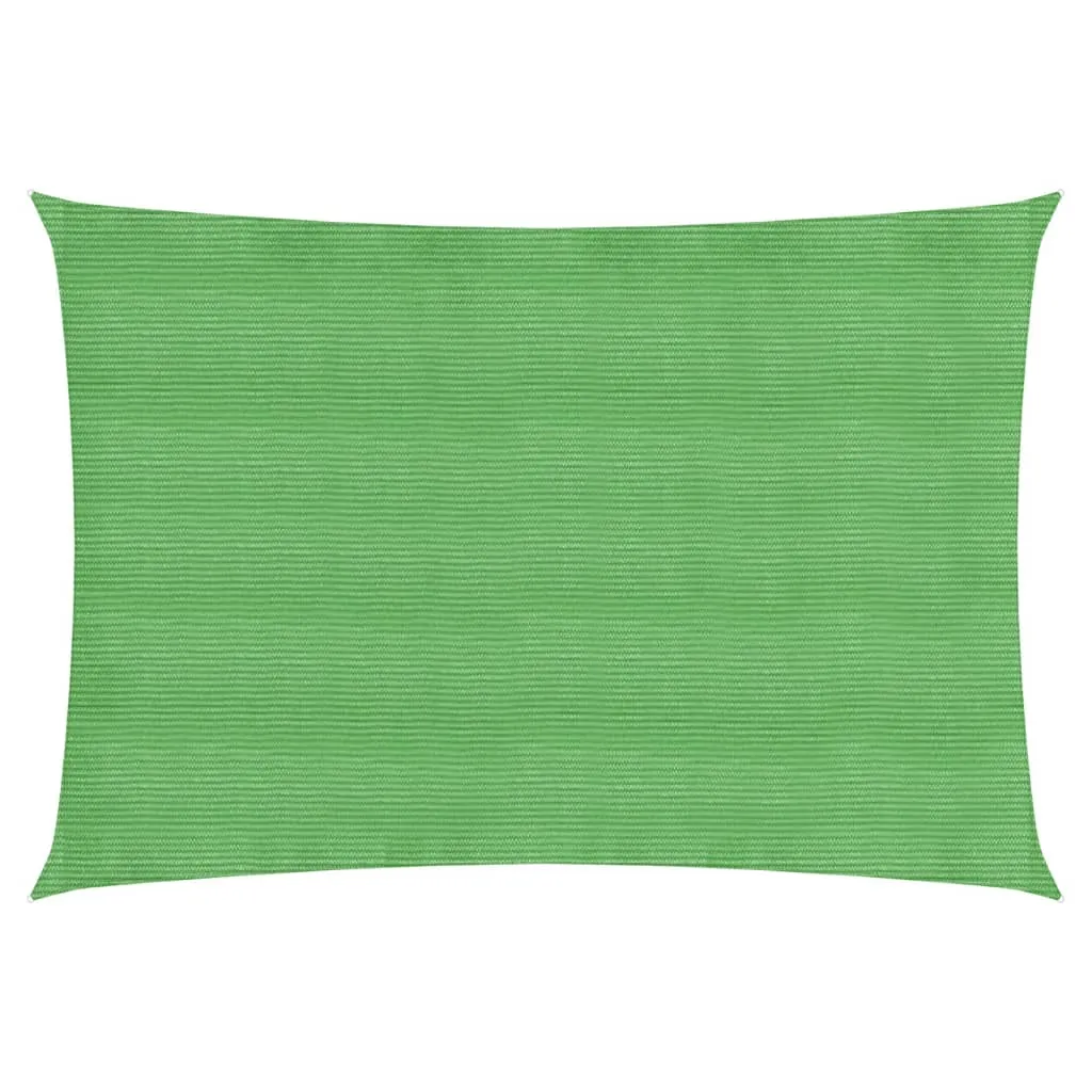 Sunshade Sail 160 g/m² Light Green 5x7 m HDPE