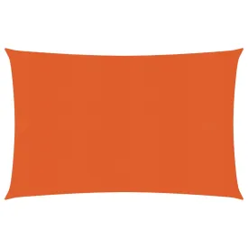 Sunshade Sail 160 g/m² Orange 2.5x4 m HDPE
