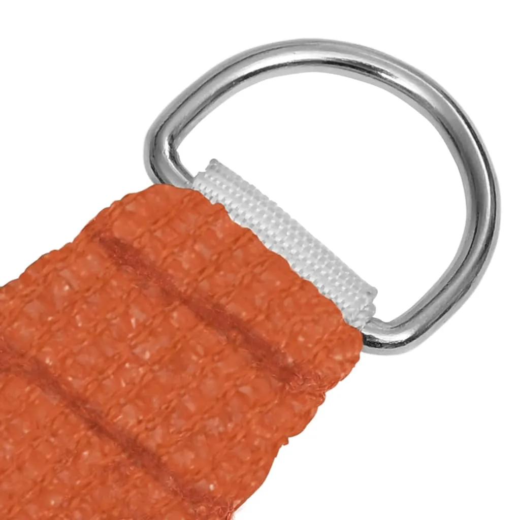 Sunshade Sail 160 g/m² Orange 2.5x4 m HDPE