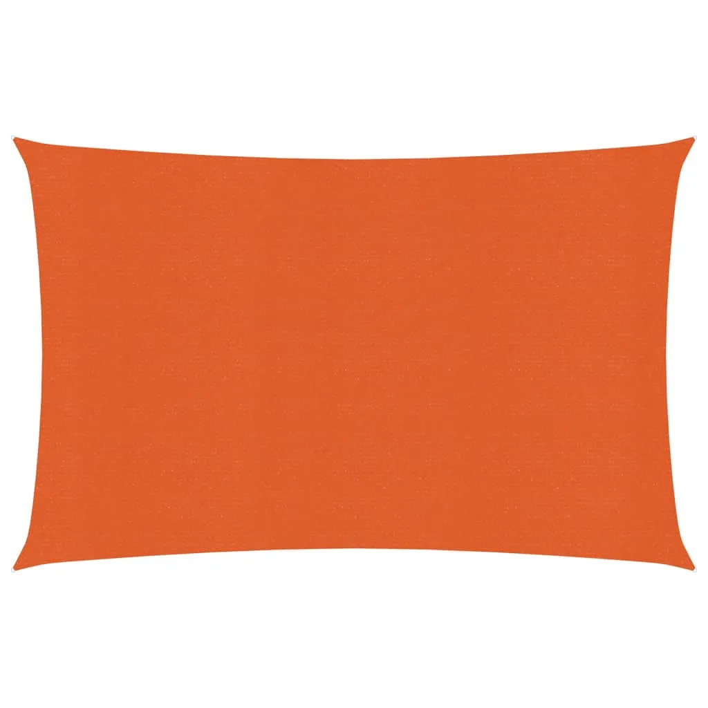 Sunshade Sail 160 g/m² Orange 2x3.5 m HDPE
