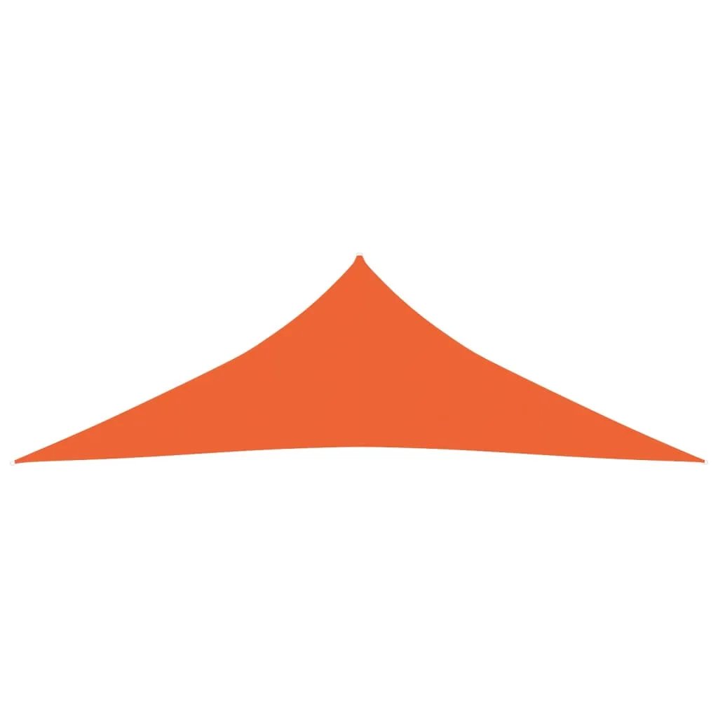 Sunshade Sail 160 g/m² Orange 3.5x3.5x4.9 m HDPE
