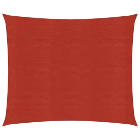 Sunshade Sail 160 g/m² Red 3x3 m HDPE