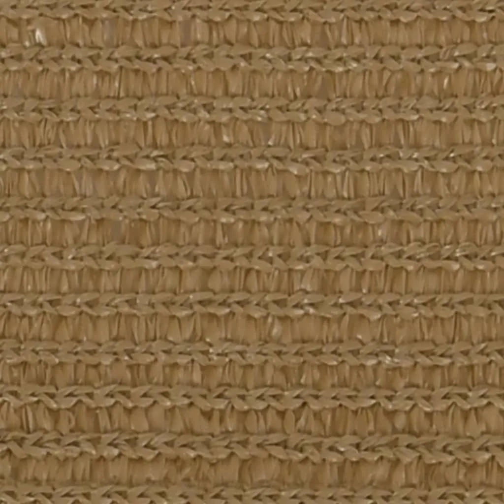 Sunshade Sail 160 g/m² Taupe 5x5x6 m HDPE