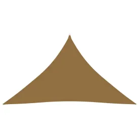 Sunshade Sail 160 g/m² Taupe 5x5x6 m HDPE