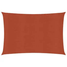 Sunshade Sail 160 g/m² Terracotta 2.5x3.5 m HDPE