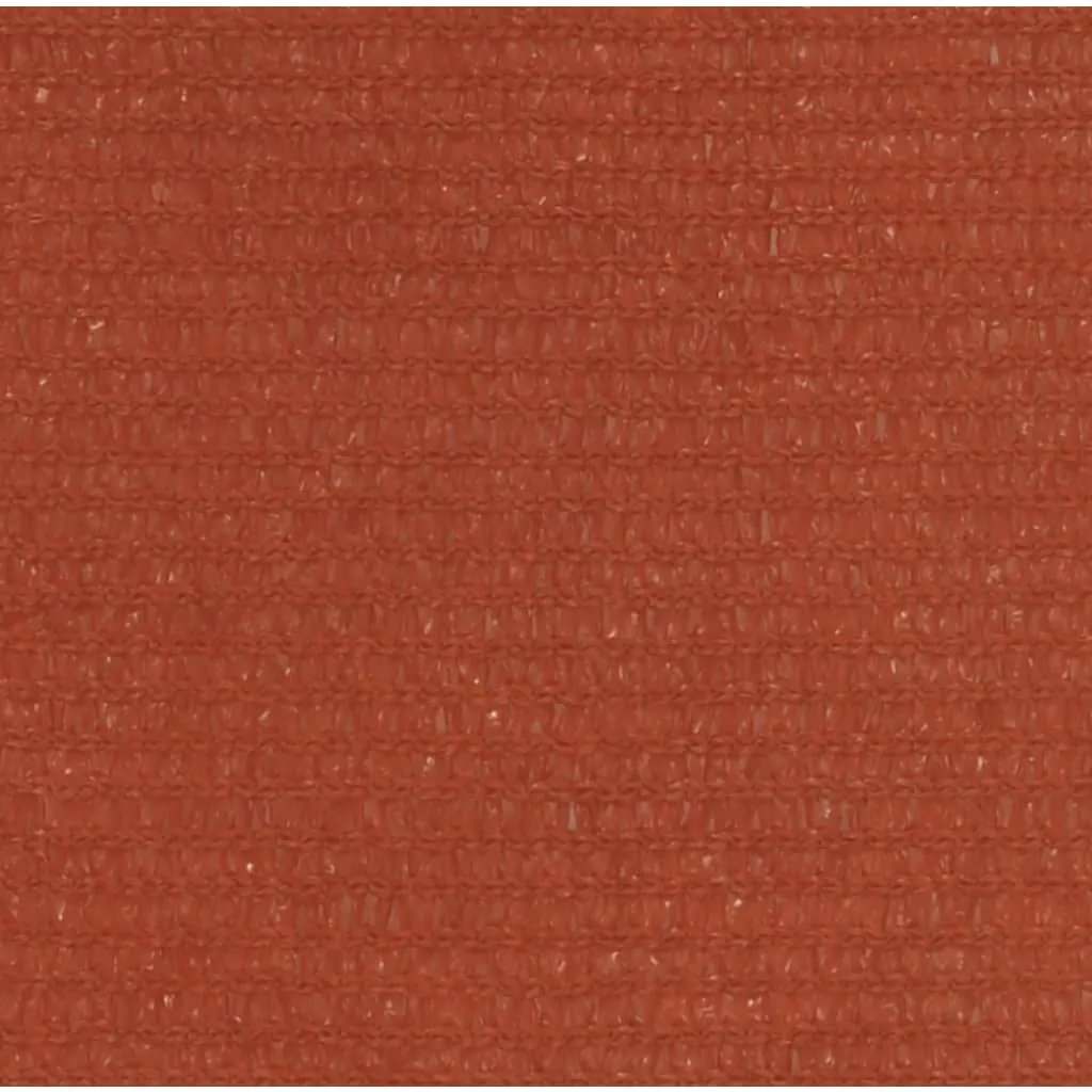 Sunshade Sail 160 g/m² Terracotta 2.5x3.5 m HDPE