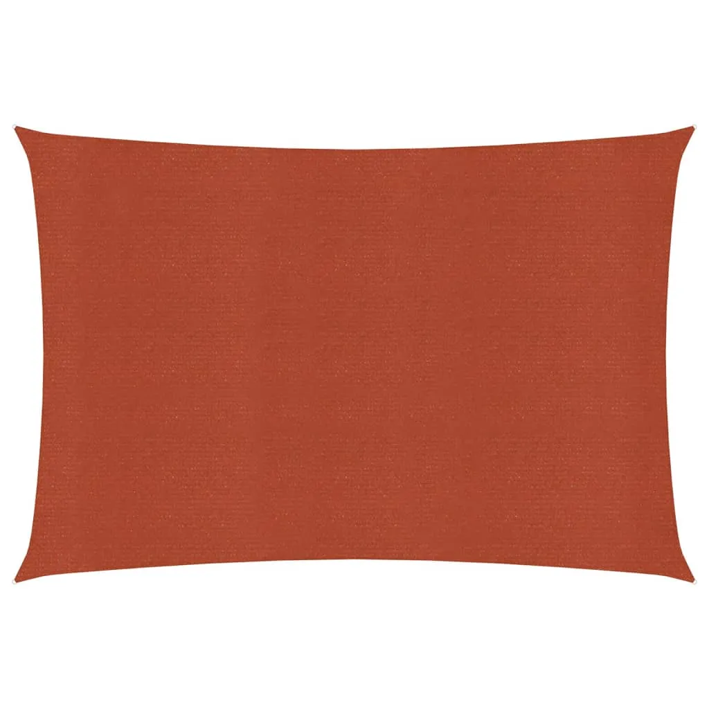Sunshade Sail 160 g/m² Terracotta 2.5x3.5 m HDPE
