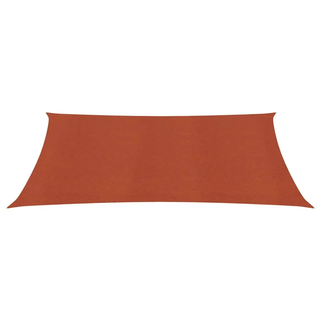 Sunshade Sail 160 g/m² Terracotta 2.5x3.5 m HDPE