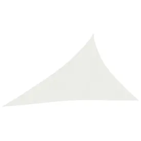 Sunshade Sail 160 g/m² White 3x4x5 m HDPE