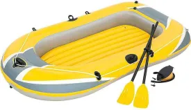 TEmkin Fishing Boat Kayak Inflatable Boat Hovercraft Thickened PVC Suitable for Fishing Traveling ParentChild Activities Etc