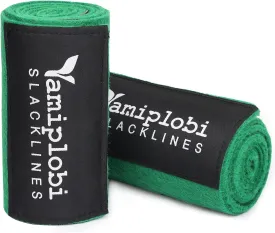 Tree Protectors for Zip line and Slacklines - Tree Guards - 2 Piece Non-Slip Felt Wraps with Anti-Slip Guide Straps - Perfect Outdoor Tree Wear for Ziplines Hammocks Slackline Rope