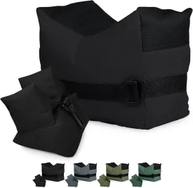 Twod Outdoor Shooting Rest Bags - Target Sports Bench Rest with Front & Rear Support SandBag Stand Holders for Gun Rifle Shooting Hunting Photography - Unfilled