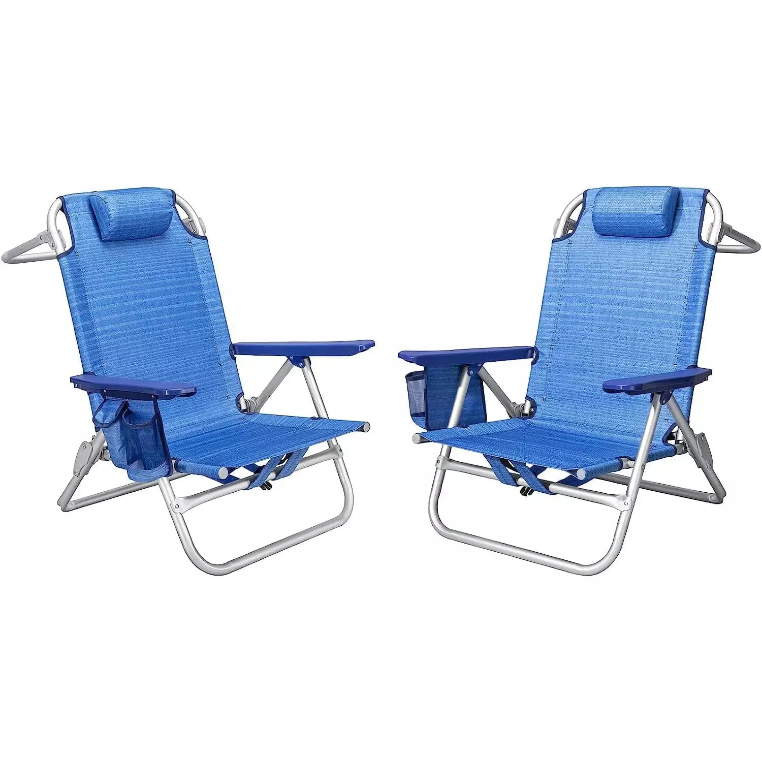 VITESSE Backpack Beach Chairs for Adults,Camping Chairs with Headrest