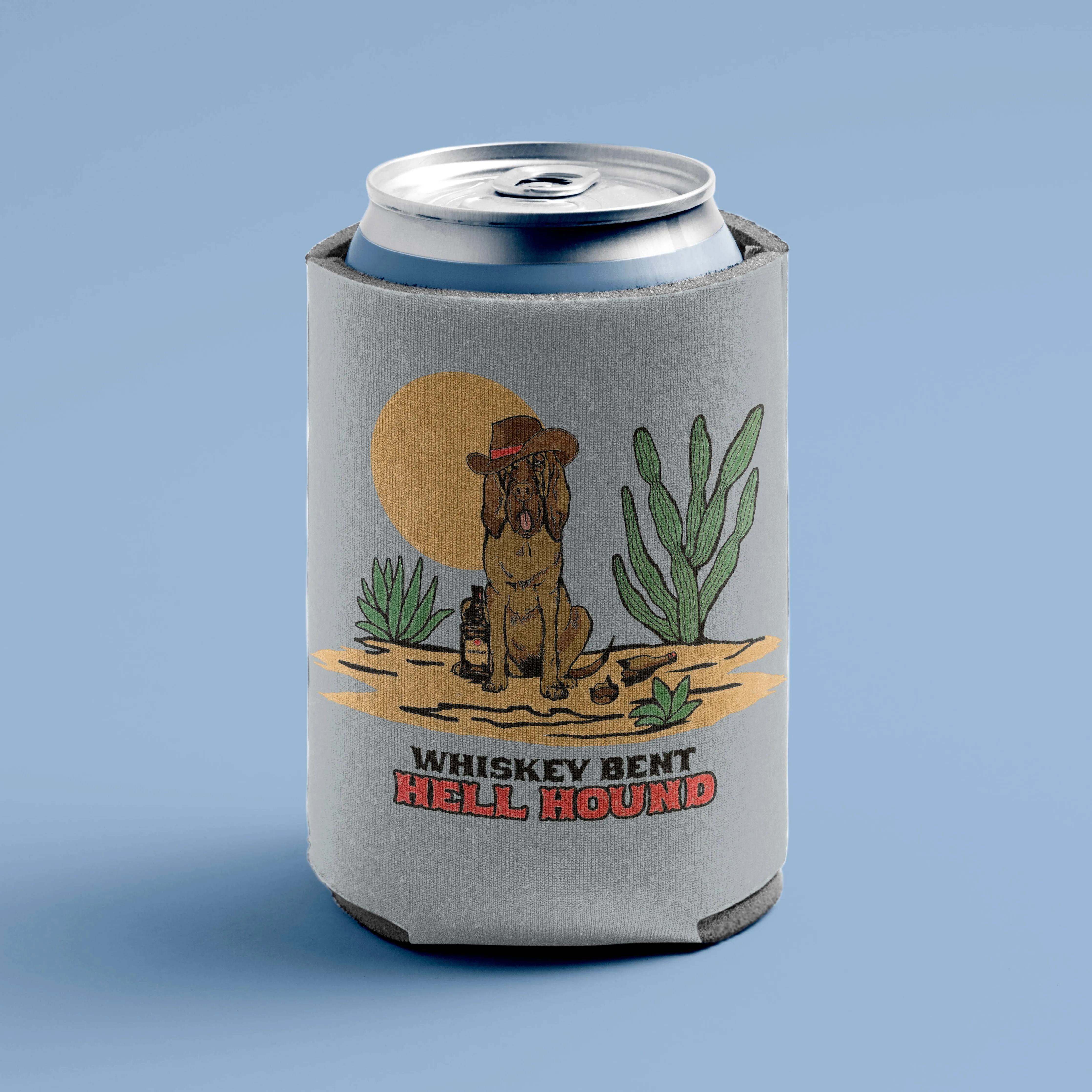 Whiskey Bent Hell Hound Koozie